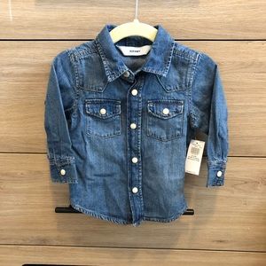 Denim shirt 6-12m
